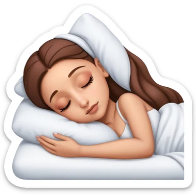Ariana Grande sleeping sticker