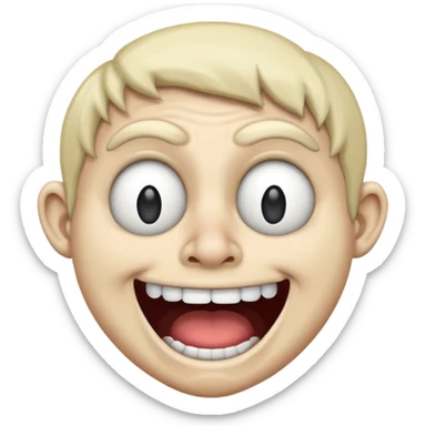 Mind blown troolface for png sticker