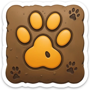 paw print sticker