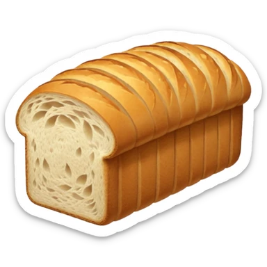 just a sliced bread load simple  sticker