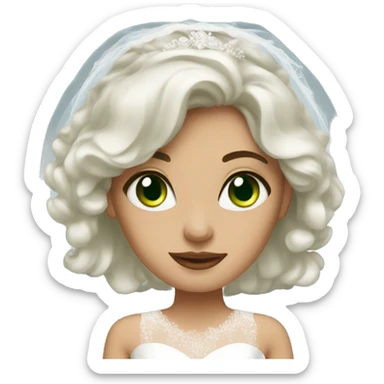 green eyed bride sticker