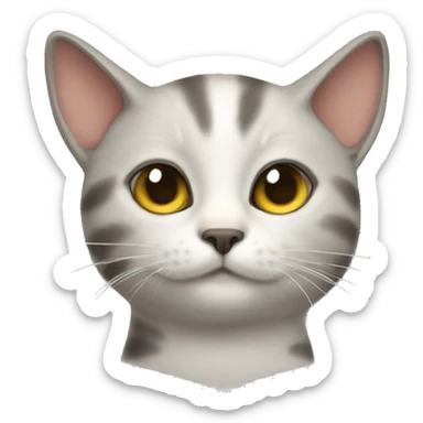 Cat in balancinga  sticker