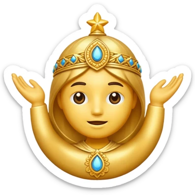 Worship emoji  sticker