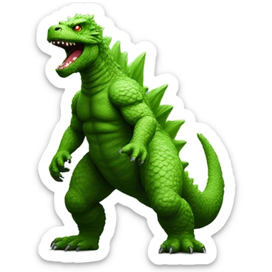 uranium Godzilla  sticker