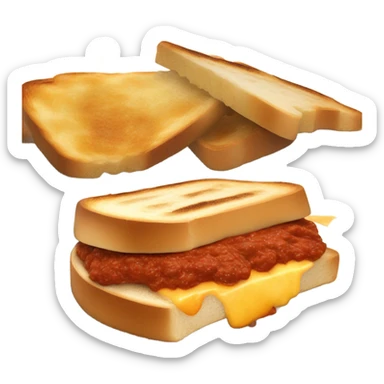 panini Bolognese with cheese  sticker