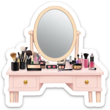 Makeup vanity  sticker