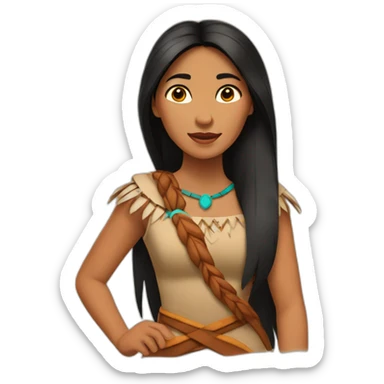 Pocahontas sticker