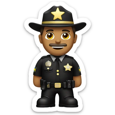Deputy sheriff cop sticker
