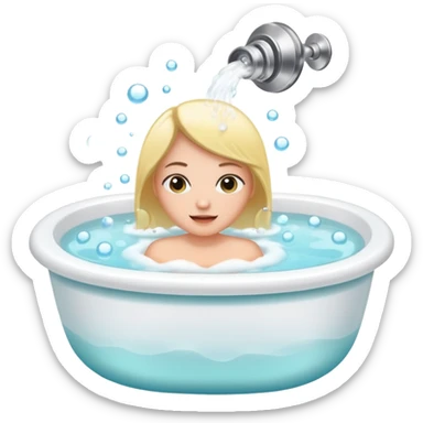 hot bath sticker