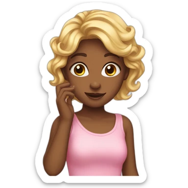 Girl twinkles call me sign sticker