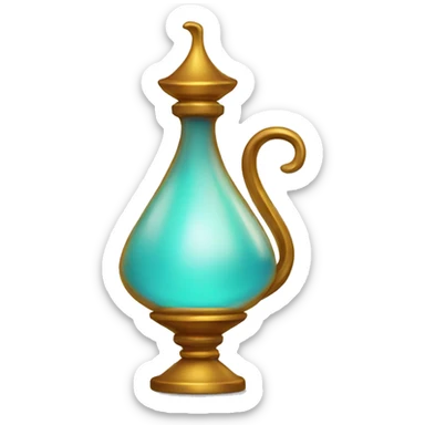 Genie lamp sticker