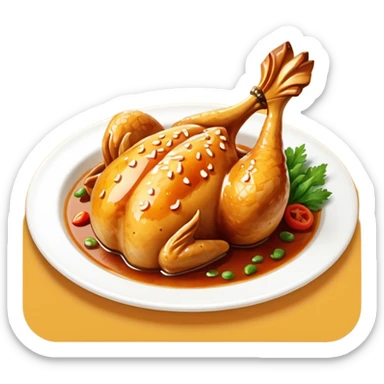 pollo caramelizado sticker