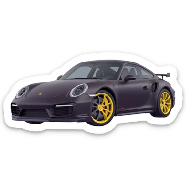 Porsche 911 Turbo S sticker