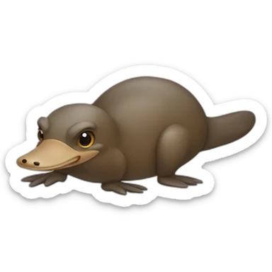 platypus sticker