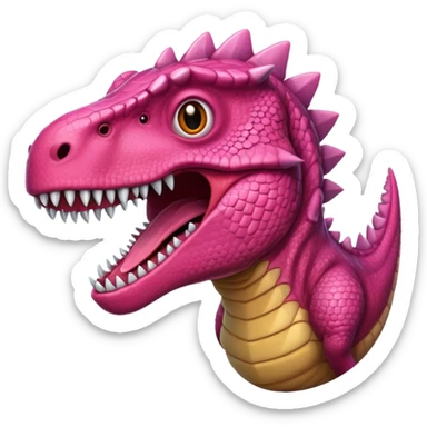Pink RaWr  sticker