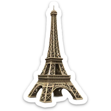 eiffel tower sticker
