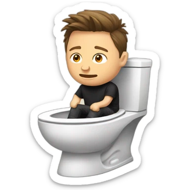 Jeremy Renner on the toilet sticker