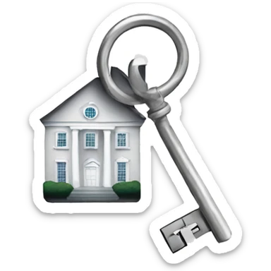 white house keys sticker
