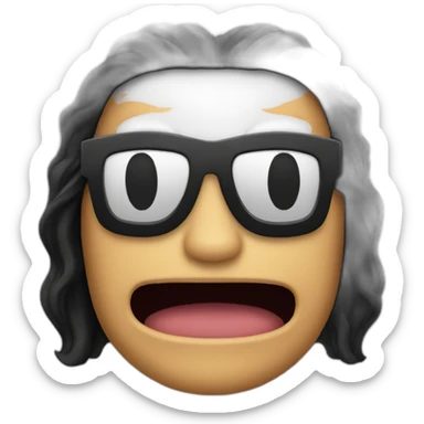 gene simmons swimming sticker