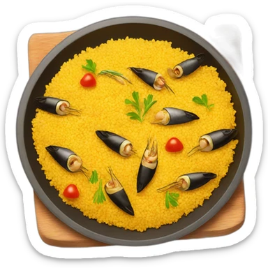 Couscous paella sticker
