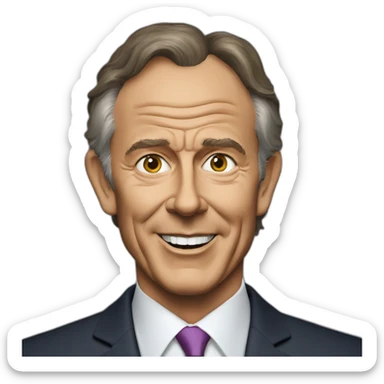 Tony blair sticker