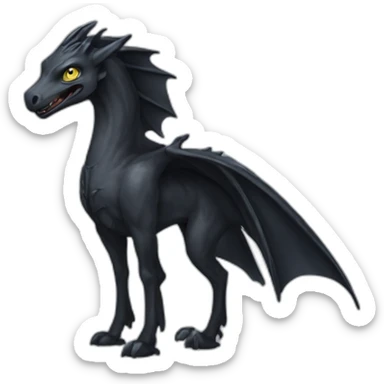 Thestral sticker
