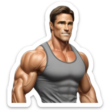 Gregg plitt fitness sticker