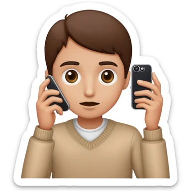 A person who saw something weird taking a picture of it sticker