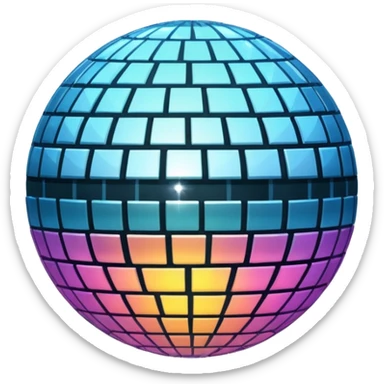 disco ball sticker