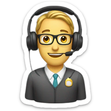 headset-nerd sticker