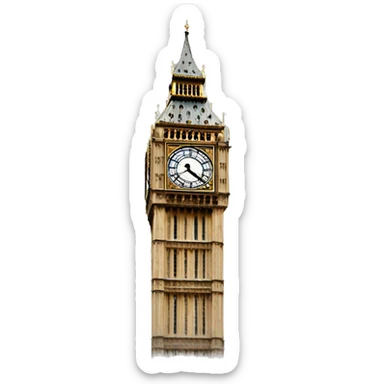 big ben sticker