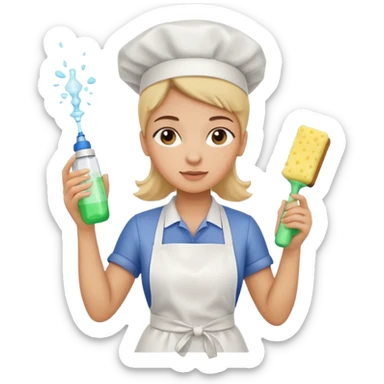 Mum chores accessories sticker