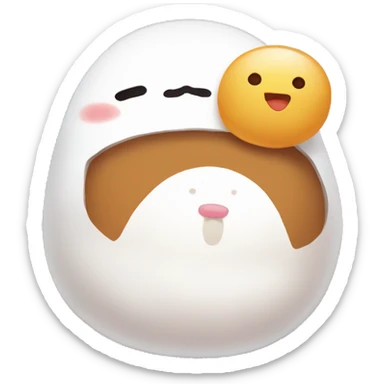  Molang with piu piu sticker