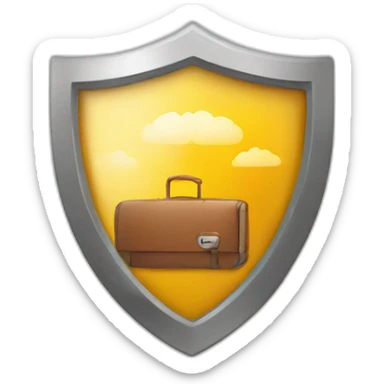 travel insurance shield sticker