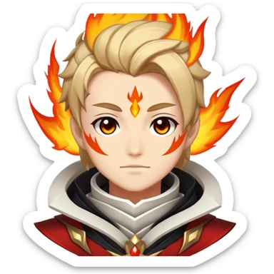 Mavuika, Pyro Archon, Genshin Impact sticker