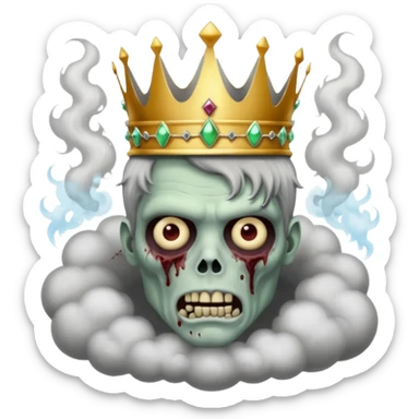 🧟‍♂️👑😶‍🌫️ sticker