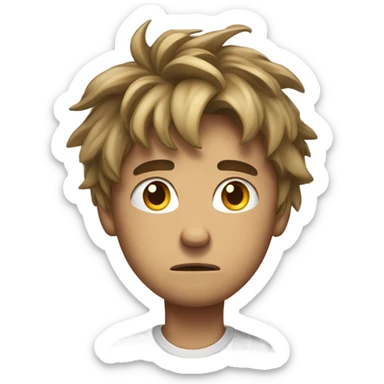 guy messed up really bad sticker