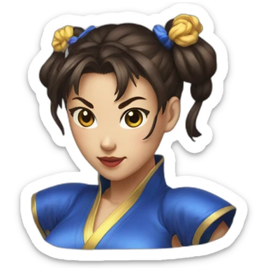 oiled up chun li sticker