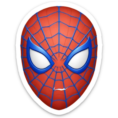 Create a Spider-Man emoji. sticker