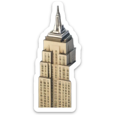 empire state building sticker