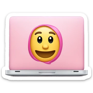 Pink Mac book sticker