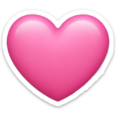 pink heart sticker