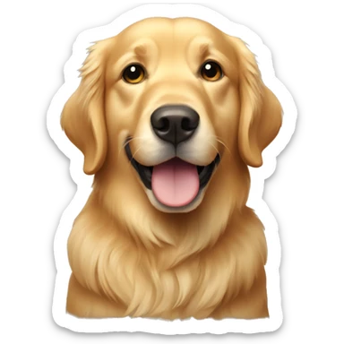Golden retriever sticker