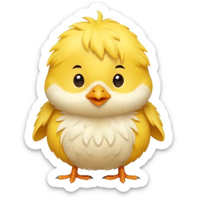 cute\chick sticker