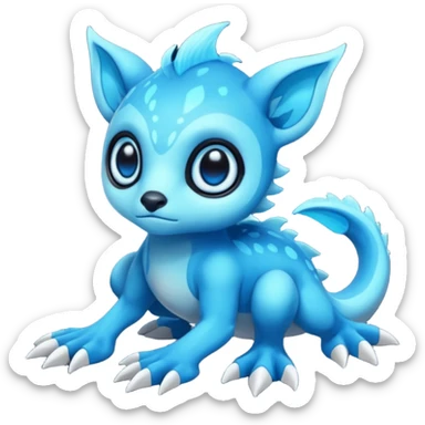 Fionbri-creature by Falvie (full body) sticker