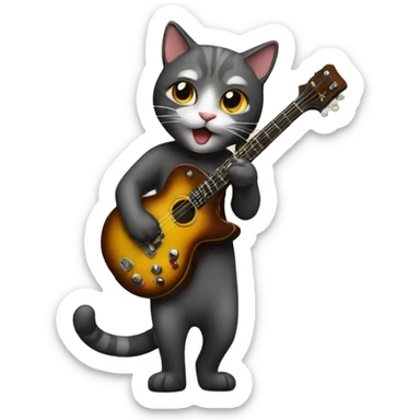 gig cat sticker