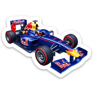 Red bull F1 sticker