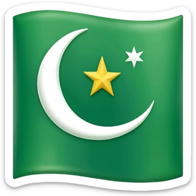 the Riffian flag with in the middle white and the green moon and star look the flag up sticker