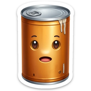 beef tin can sticker