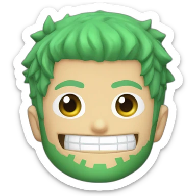 Roronoa Zoro one piece sticker